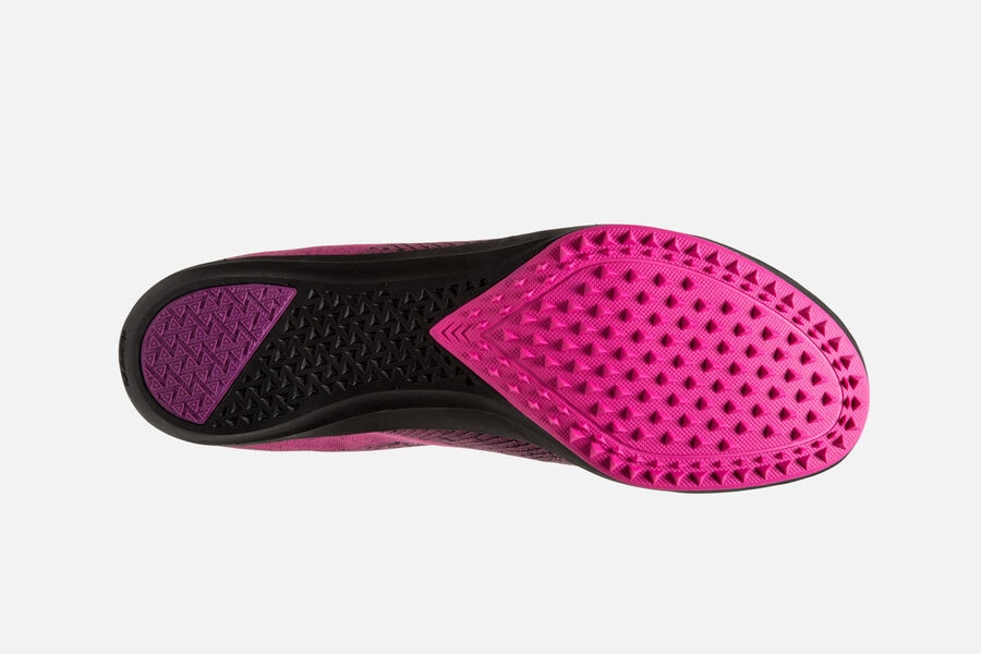 Brooks Israel Mach 19 Spikeless Spikes Shoes Womens - Pink/Black - AGC-487126